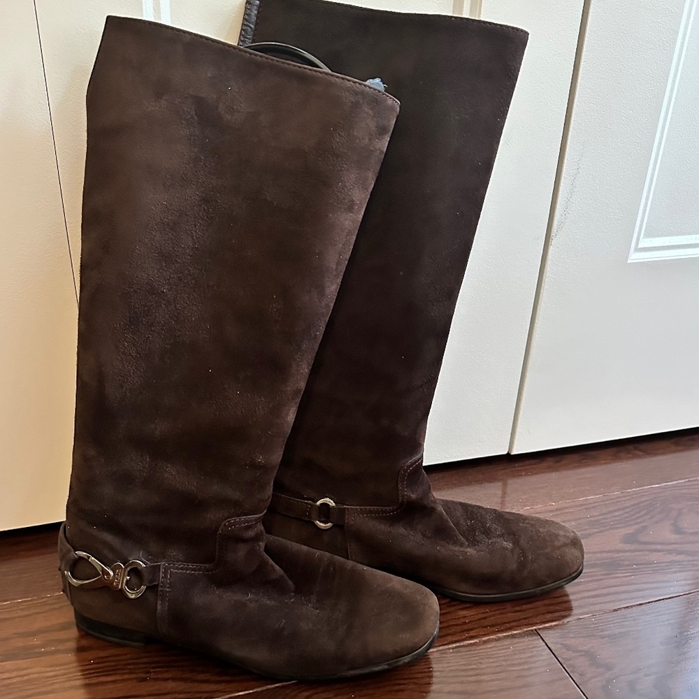 Tod's Suede Knee-high Boots